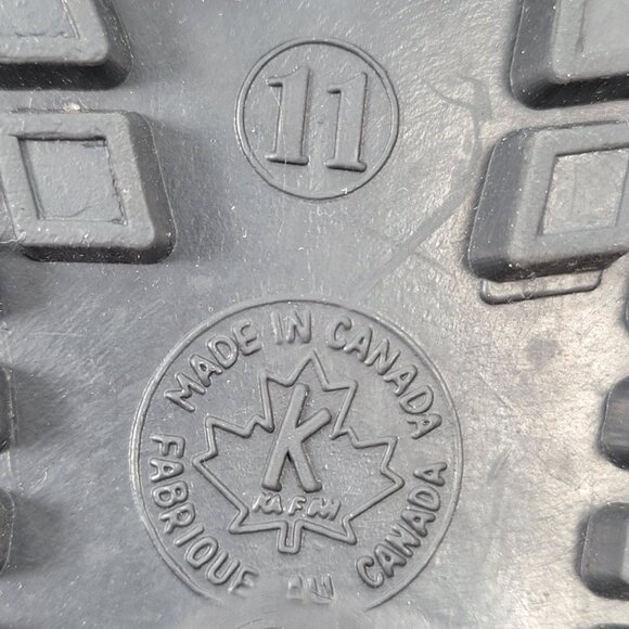 Sorel Men's Gray Winter Snow Boots Made In Canada US Size 11 - Picture 10 of 11